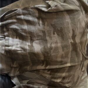 American Eagle Outfitters Camouflage Crew Neck Sweater